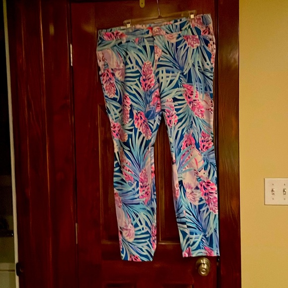 Lily Pulitzer polyester knit chinos - Picture 1 of 3